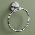 Hydepark Bathrooms Urban C Chrome Towel Ring - Image 4