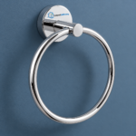 Hydepark Bathrooms Urban C Chrome Towel Ring - Image 3