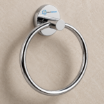 Hydepark Bathrooms Urban C Chrome Towel Ring - Image 2